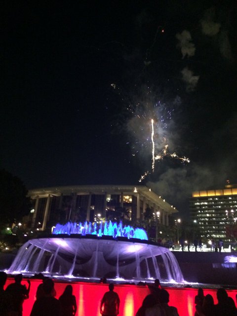 Fountain and Fireworks