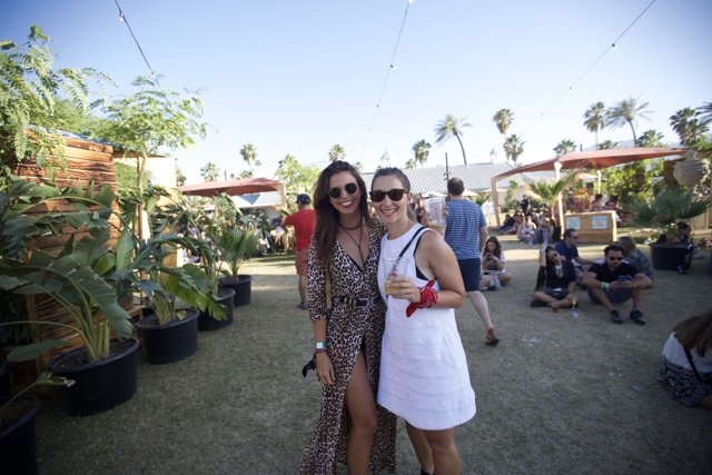 Two Women Enjoying the Outdoors at Coachella 2016