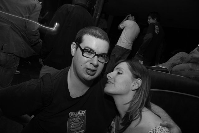Dave and Penelope Share a Moment at Nightclub