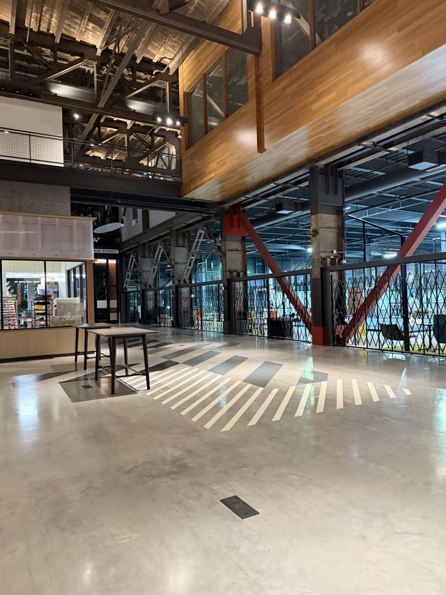 Industrial Modern Architecture: Multi-Level Urban Venue Interior
