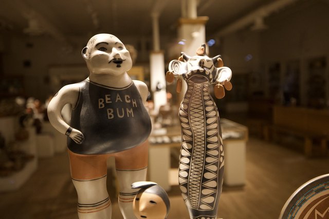 Beach Bum Ceramic Figurine in Santa Fe Gallery