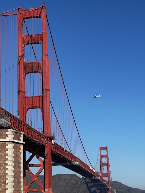 Flying Over the Golden Gate Bridge