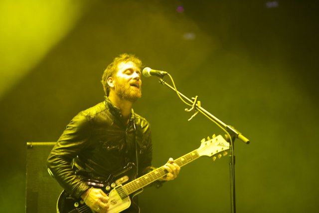 Dan Auerbach Rocks the Crowd with his Electric Guitar at Coachella 2011