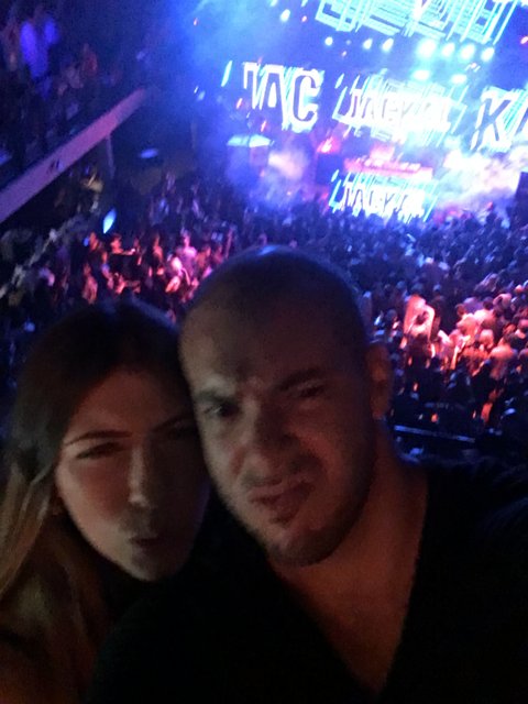 Nightlife Selfie at Club Concert
