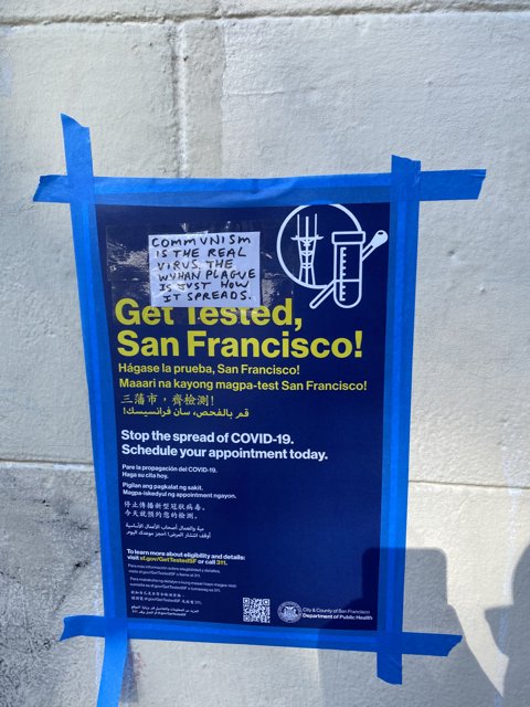 Get Tested San Francisco Sign