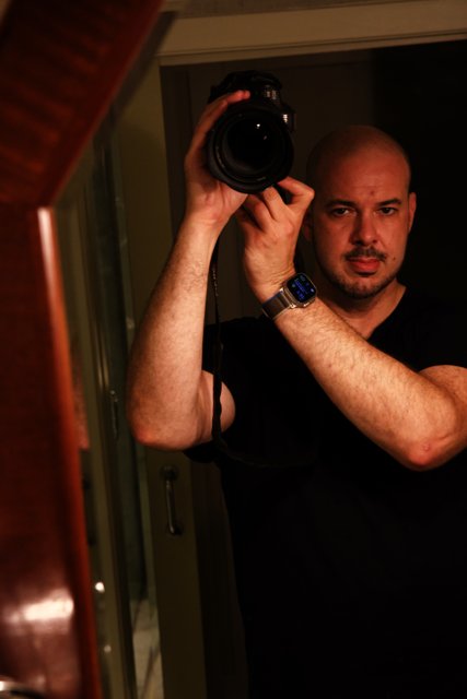 Capturing Moments: A Mirror Self-Portrait