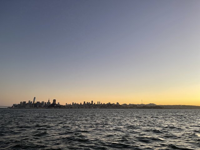 San Francisco Skyline at Sunset from the Bay