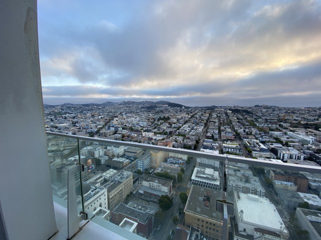 Soaring above San Francisco