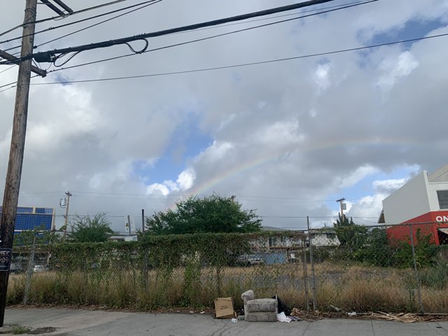 Rainbow over Honolulu