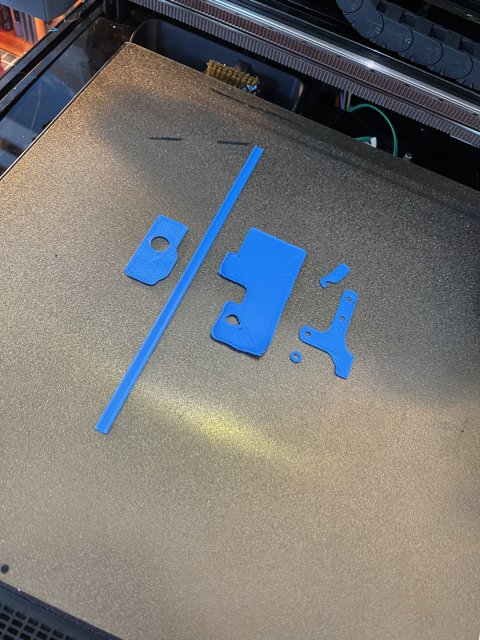The 3D Printer's Blue Creation