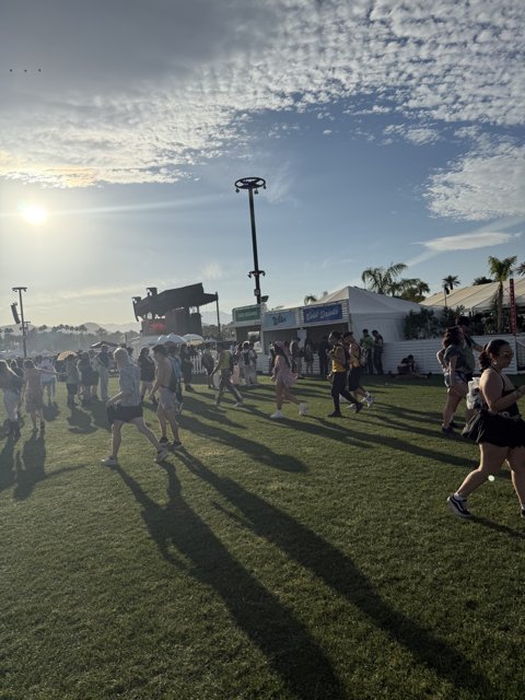 Festival Vibes in the Golden Hour