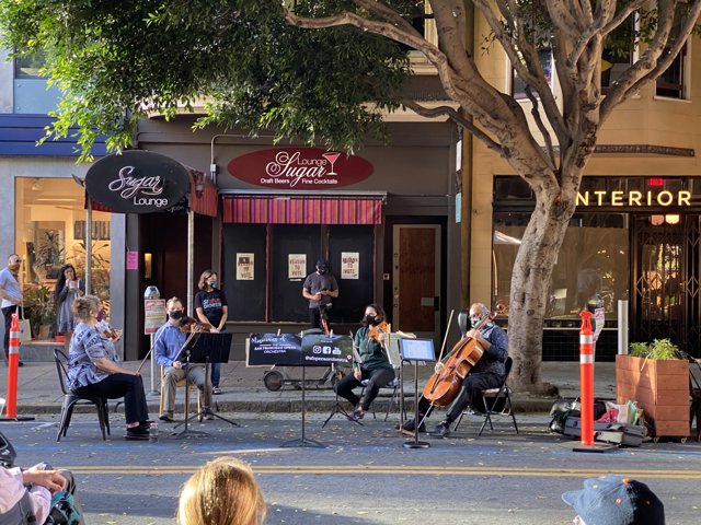 Street Music Performance in San Francisco