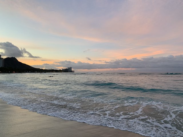 Sunset Views at Royal-Moana Beach