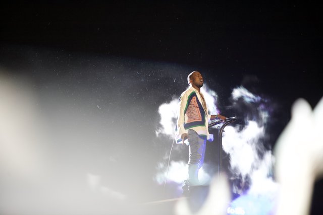Kanye West Rocks Coachella Stage with His Smoke Show