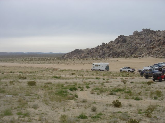 Desert Parking Lot
