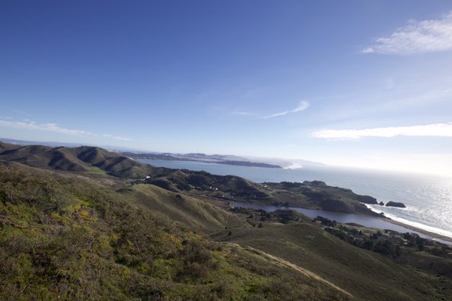 Mesmerizing Ocean Vista from Marin Headlands Hill