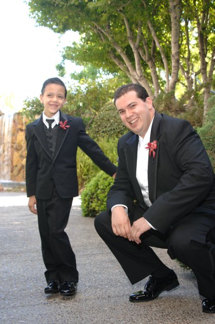 Father and Son in Formal Wear