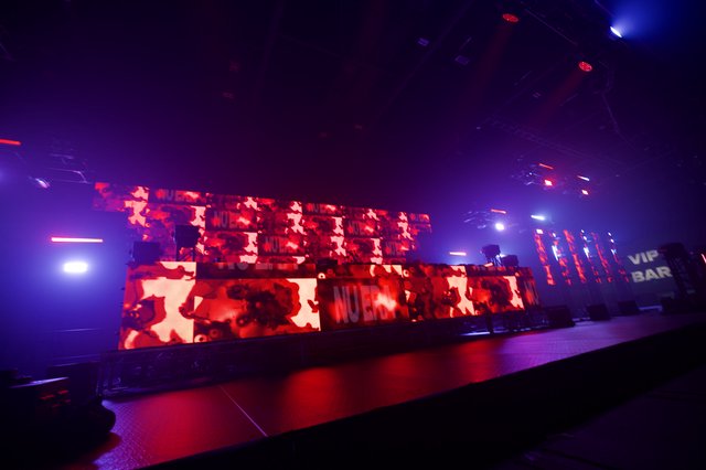 Pulsating LED Stage at Wobbleland Festival 2026