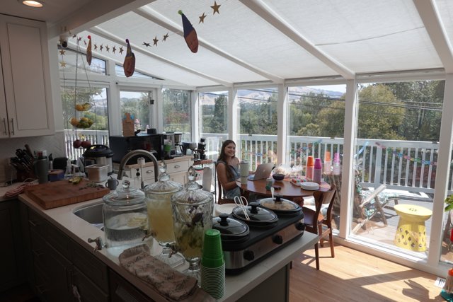 Sunlit Work and Dining Space
