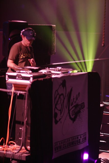 DJ Set at Rock Concert
