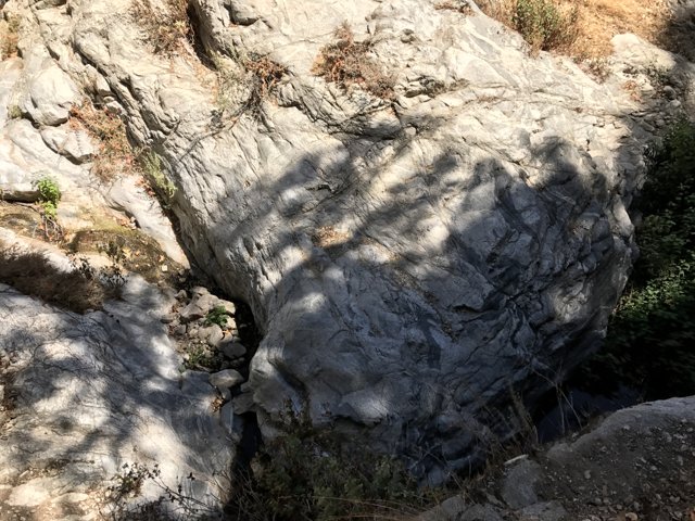 Lone Slate Rock in Angeles National Forest