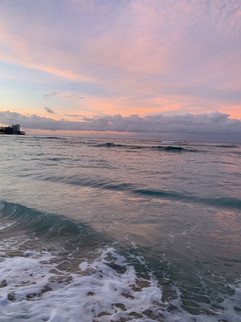 Coastal Sunset at Royal-Moana Beach