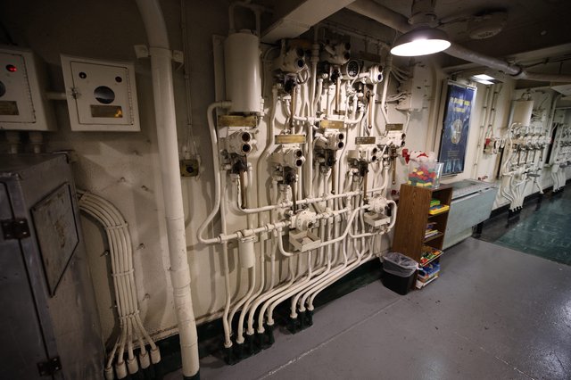 Engine Room Control Panel Aboard USS Hornet
