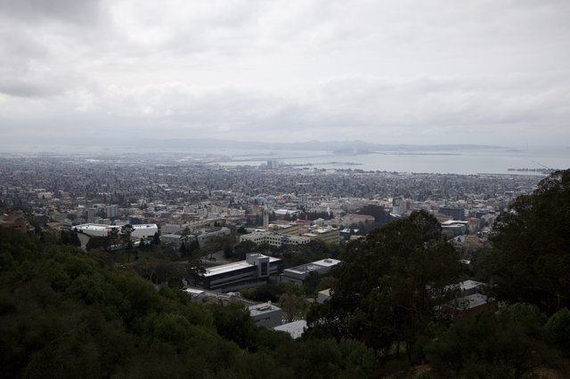 Overcast Bay View from Berkeley Hills