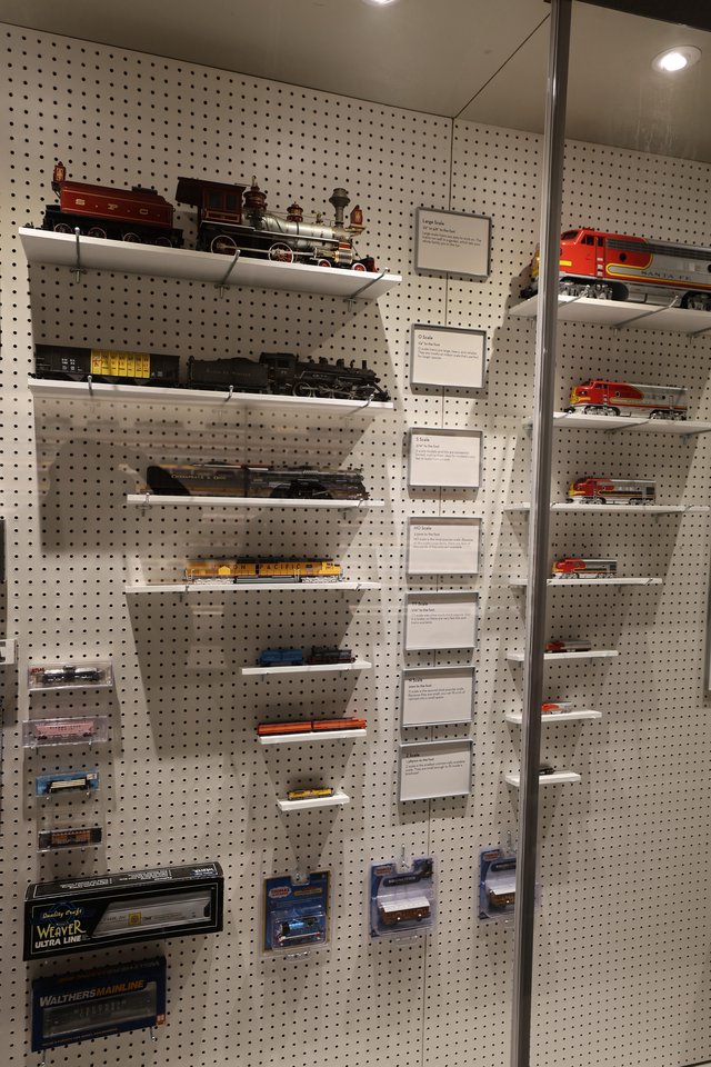 Model Train Collection Display at Sacramento Museum