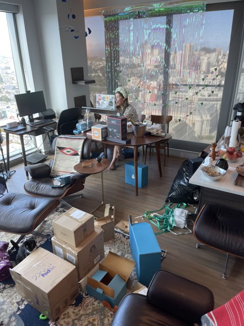 Messy Living Room Chaos