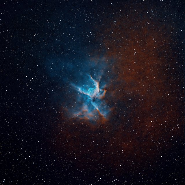 NGC 2359 Thor's Helmet Nebula in Narrowband