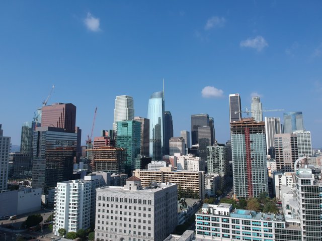 Panorama of LA's Metropolitan Skyline