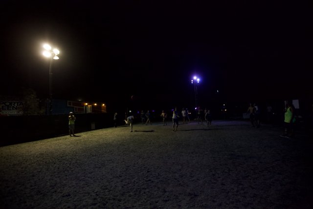 Nighttime Soccer under the Lights