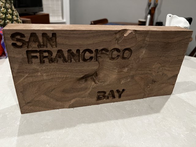 San Francisco Bay Wooden Sign