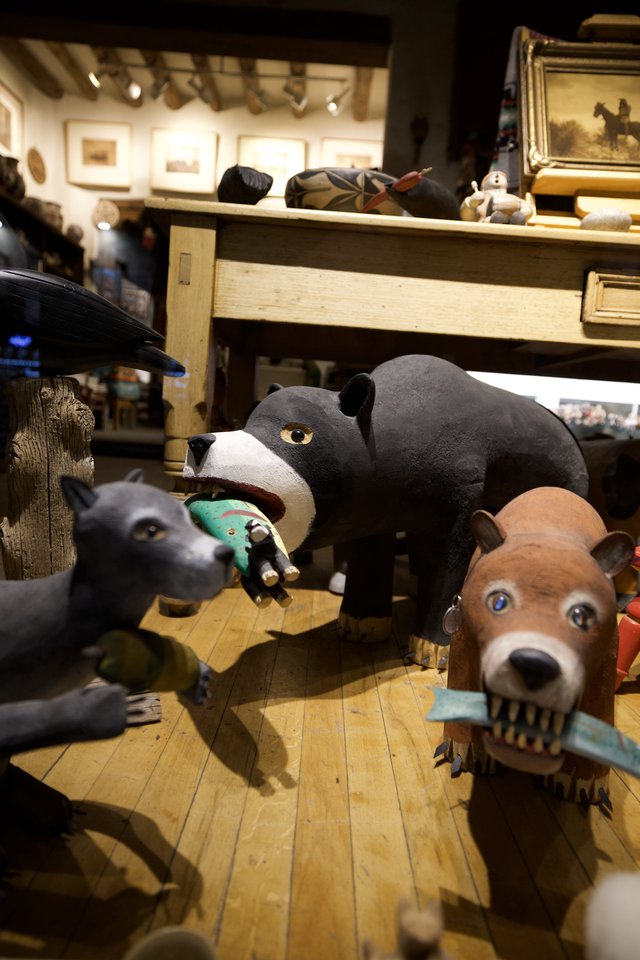 Whimsical Animal Sculptures in Artist Studio Gallery