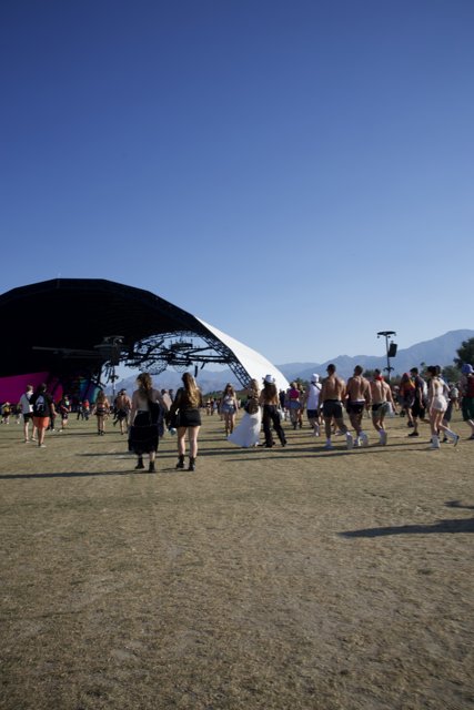 Festival Vibes: Coachella 2024 Outdoor Scene