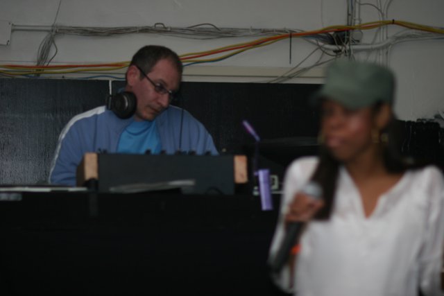 DJ in the Studio