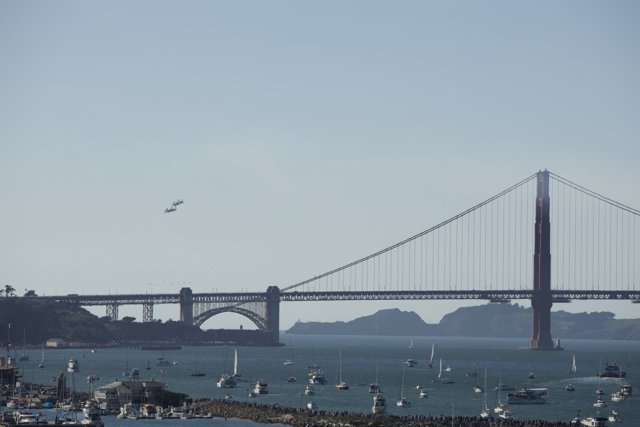 Breathtaking Skyline: Bridge over San Francisco Bay