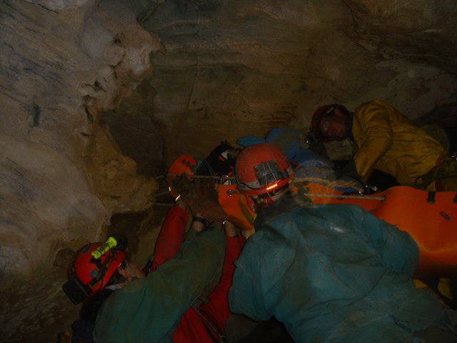 Cave Rescue Team in Action