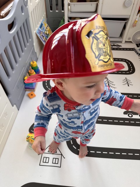 Little Firefighter in the Making