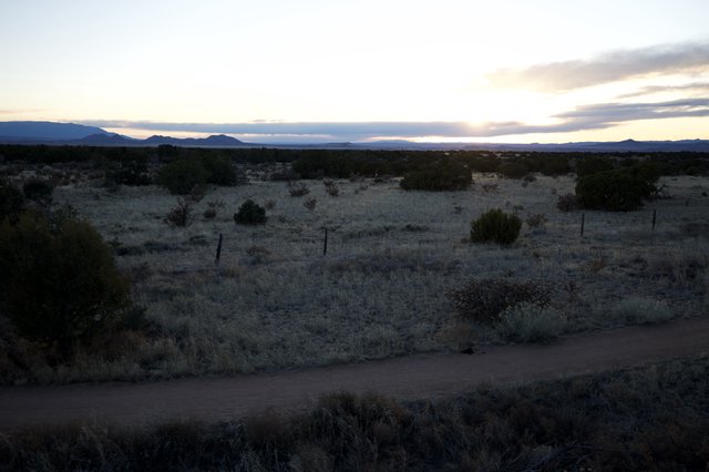 Desert Twilight Over New Mexico High Country