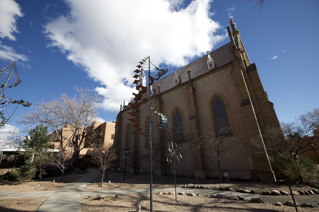 Historic Loretto Chapel Gothic Architecture Santa Fe