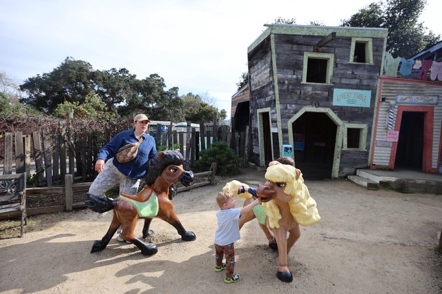 Family Fun at Whimsical Theme Park Village