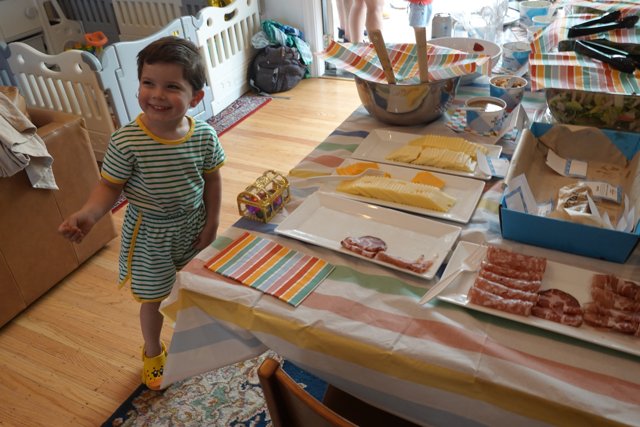 Joyful Moments at the Dining Table
