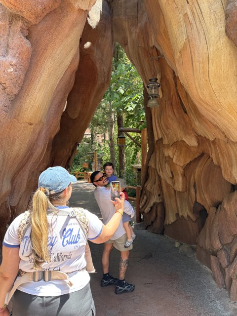Capturing Memories Under the Redwood Arch