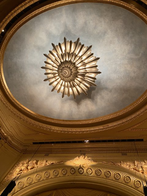 Ornate Ceiling of the War Memorial Opera House
