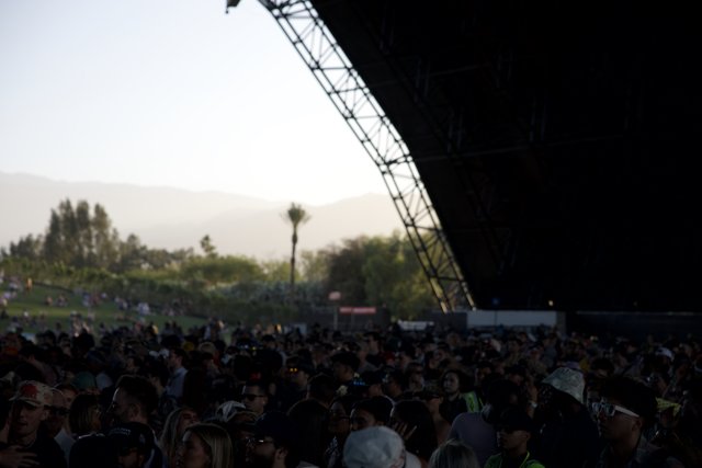 Energetic Attendees at Coachella 2024: A Moment in Music