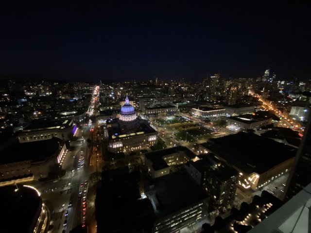 San Francisco's Illuminated Cityscape