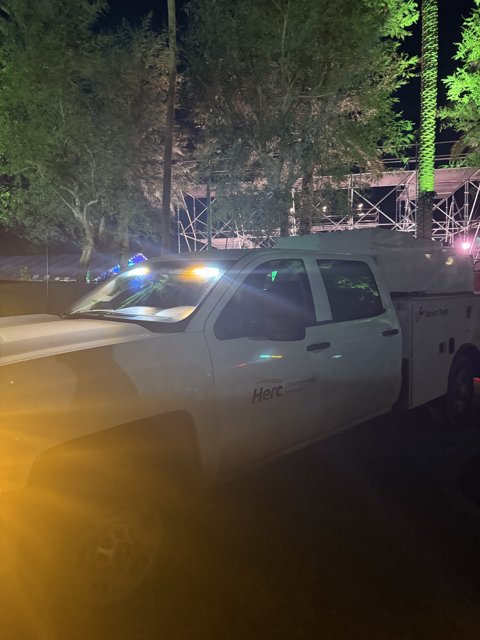 Nighttime Flare at Empire Polo Club