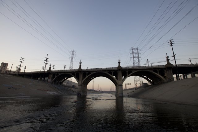 Arch Bridge above the LA River